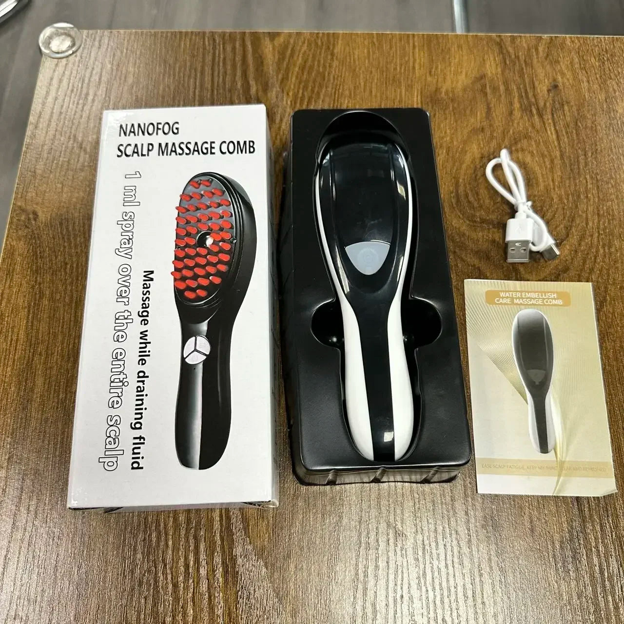Electric Scalp Massage Comb – Hair Growth & Stress Relief