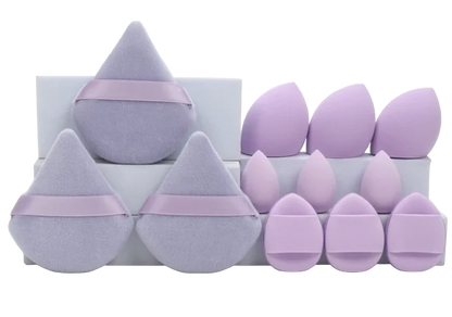 12-Piece Makeup Sponge Set – Flawless Blending for Every Look