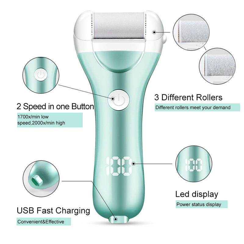 Electric Foot File & Callus Remover – Professional Pedicure Tool