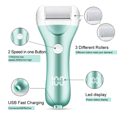 Electric Foot File & Callus Remover – Professional Pedicure Tool