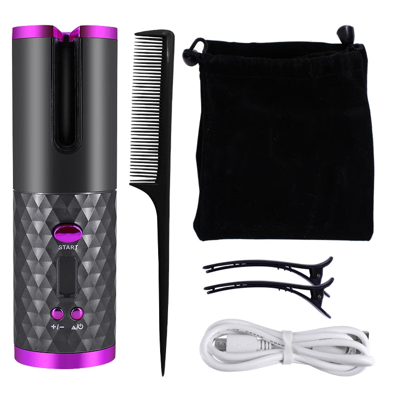 Wireless Automatic Hair Curler – Effortless Salon Curls at Home