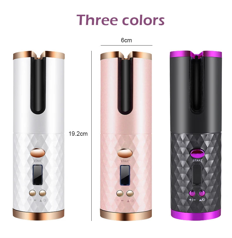 Wireless Automatic Hair Curler – Effortless Salon Curls at Home