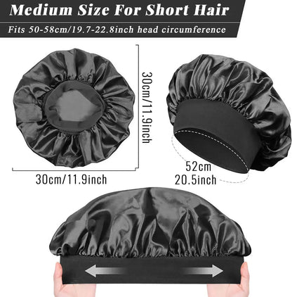 Silkvelle Satin Sleep Bonnet – Frizz-Free Hair Protection