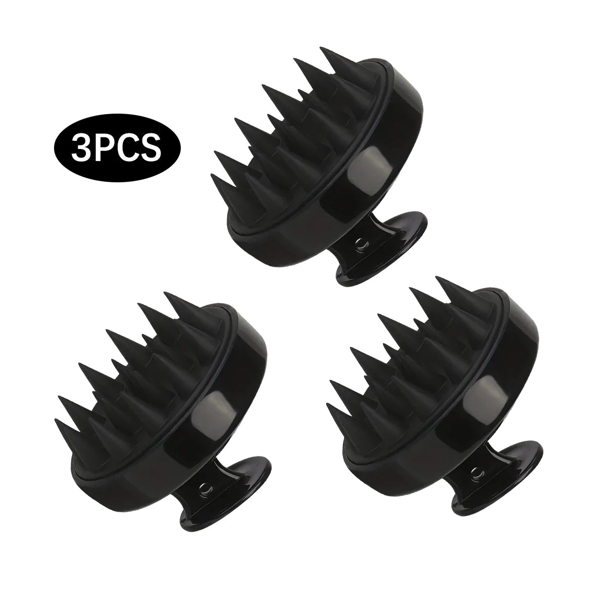 Silicone Scalp Massage Shampoo Brush – Deep Clean & Hair Growth
