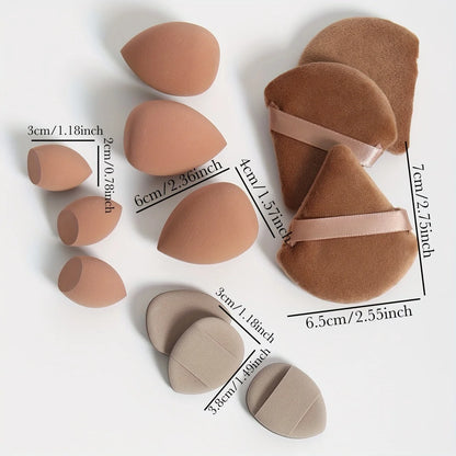 12-Piece Makeup Sponge Set – Flawless Blending for Every Look