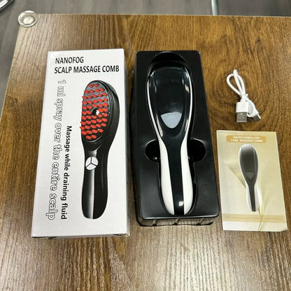 Electric Scalp Massage Comb – Hair Growth & Stress Relief