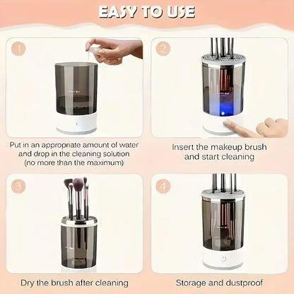 Electric Makeup Brush Cleaner & Dryer – Clean in 10 Seconds