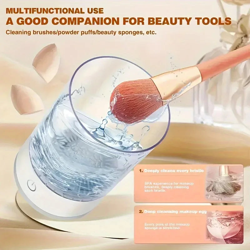 Electric Makeup Brush Cleaner & Dryer – Clean in 10 Seconds
