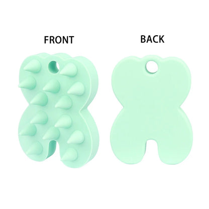 Silicone Scalp Massage Shampoo Brush – Deep Clean & Hair Growth