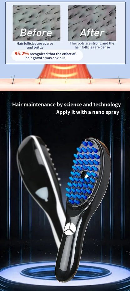 Electric Scalp Massage Comb – Hair Growth & Stress Relief