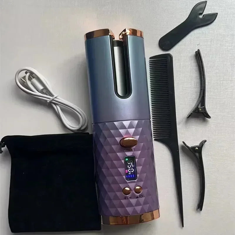 Wireless Automatic Hair Curler – Effortless Salon Curls at Home