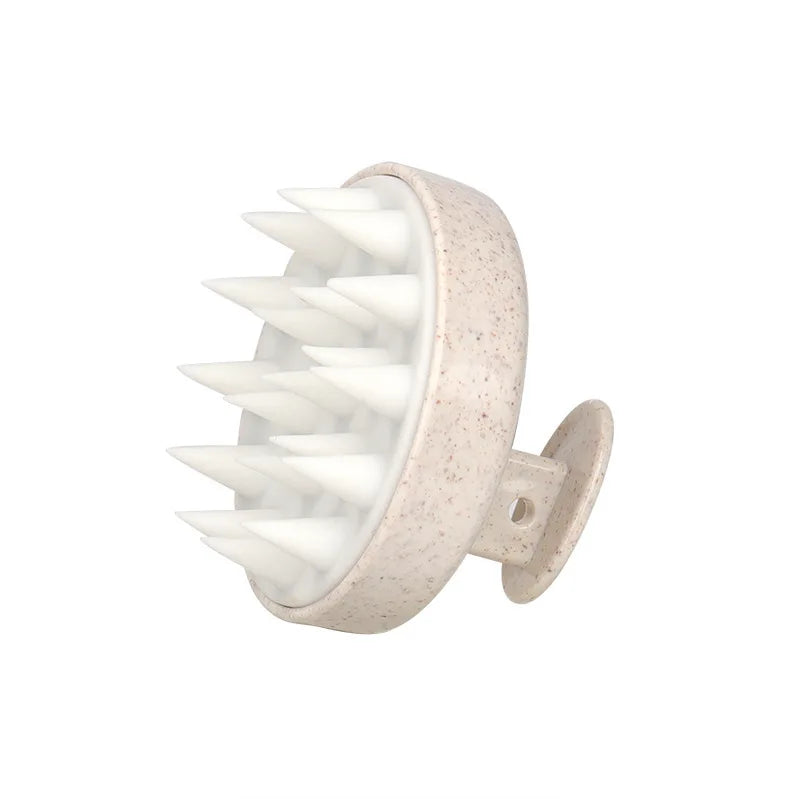 Silicone Scalp Massage Shampoo Brush – Deep Clean & Hair Growth