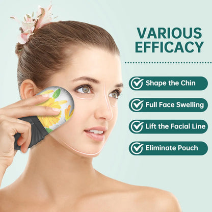 Ice Face Roller Set – Gua Sha & Facial Massage for Lifting & Contouring