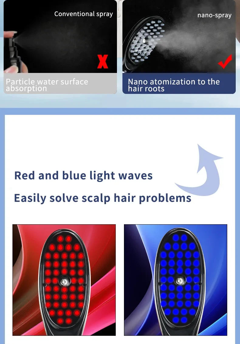 Electric Scalp Massage Comb – Hair Growth & Stress Relief