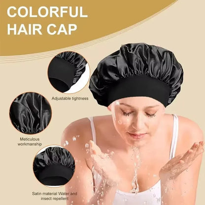 Silkvelle Satin Sleep Bonnet – Frizz-Free Hair Protection