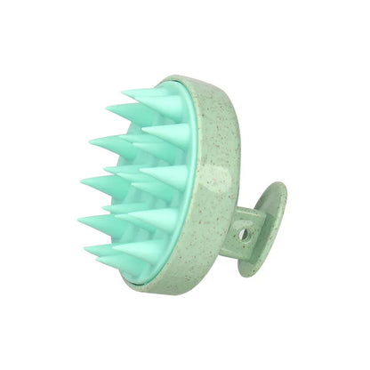 Silicone Scalp Massage Shampoo Brush – Deep Clean & Hair Growth