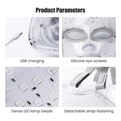 7-in-1 LED Light Therapy Face Mask