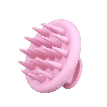 Silicone Scalp Massage Shampoo Brush – Deep Clean & Hair Growth