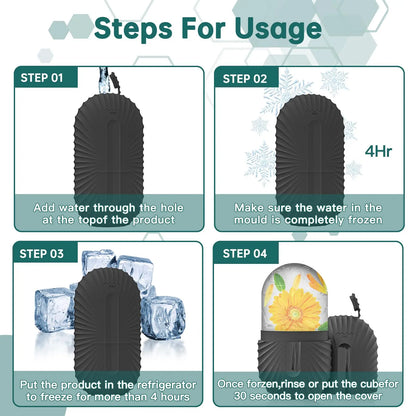 Ice Face Roller Set – Gua Sha & Facial Massage for Lifting & Contouring