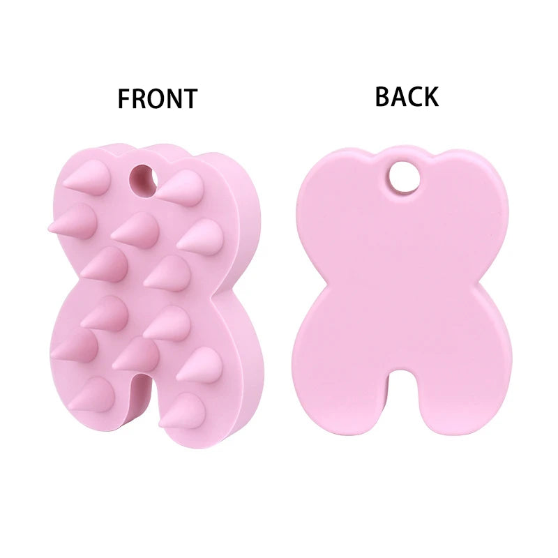 Silicone Scalp Massage Shampoo Brush – Deep Clean & Hair Growth