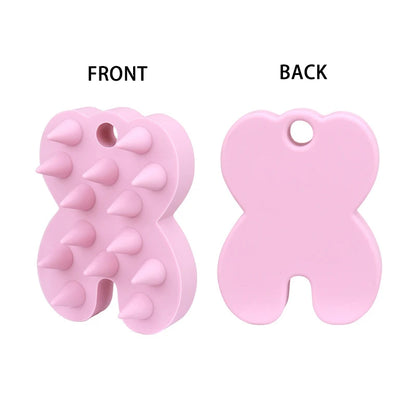 Silicone Scalp Massage Shampoo Brush – Deep Clean & Hair Growth