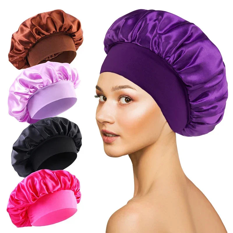 Silkvelle Satin Sleep Bonnet – Frizz-Free Hair Protection