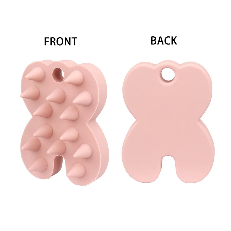 Silicone Scalp Massage Shampoo Brush – Deep Clean & Hair Growth