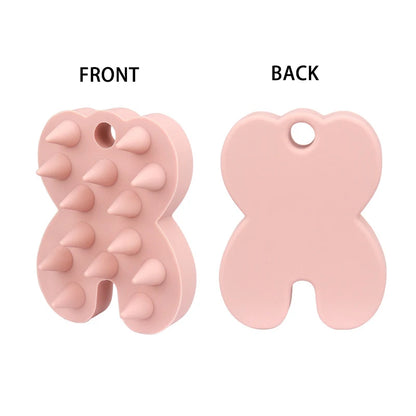 Silicone Scalp Massage Shampoo Brush – Deep Clean & Hair Growth