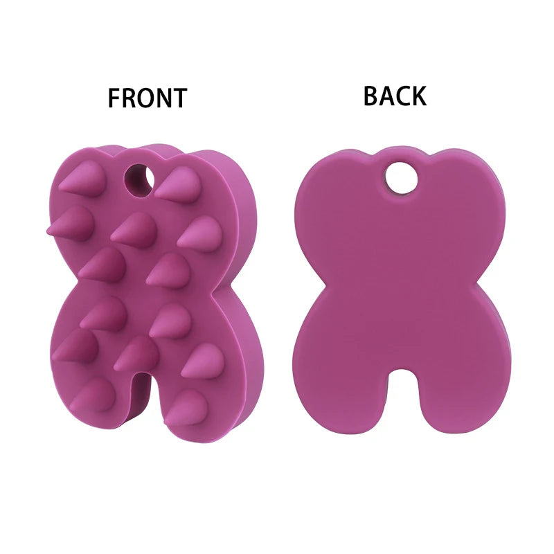 Silicone Scalp Massage Shampoo Brush – Deep Clean & Hair Growth