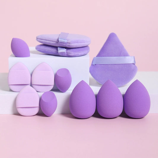12-Piece Makeup Sponge Set – Flawless Blending for Every Look