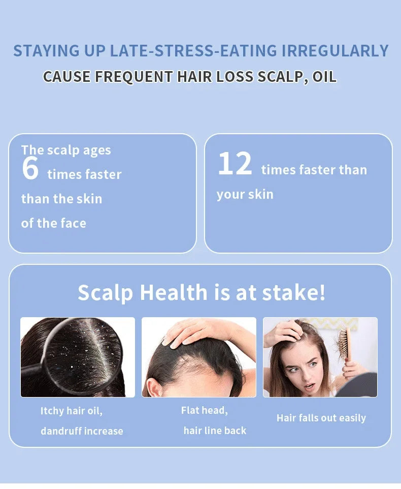 Electric Scalp Massage Comb – Hair Growth & Stress Relief