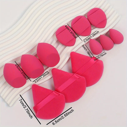 12-Piece Makeup Sponge Set – Flawless Blending for Every Look