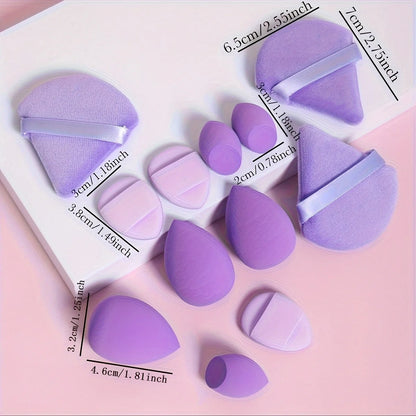 12-Piece Makeup Sponge Set – Flawless Blending for Every Look